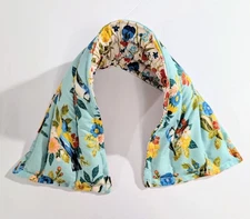 Rice flax seed therapeutic  heating/cooling neck wrap, rice bag, Flowers, Birds