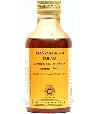 Dhanvantaram Tailam by Kottakkal   Oil for Massage, Pain & Postnatal Care 200ml