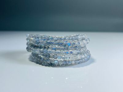 Labradorite Stretch Bracelet Faceted 5mm Top Quality Natural Stone Healing Stone Reik