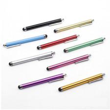 10 x Lápiz óptico de metal con pantalla táctil para iPhone iPad Samsung Teléfono Tableta