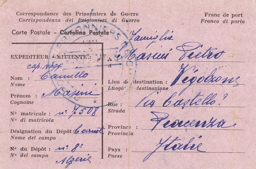 21-28C) PRIGIONIERI DI GUERRA FRANCO DI PORTO PIACENZA - 第 1/2 張圖片