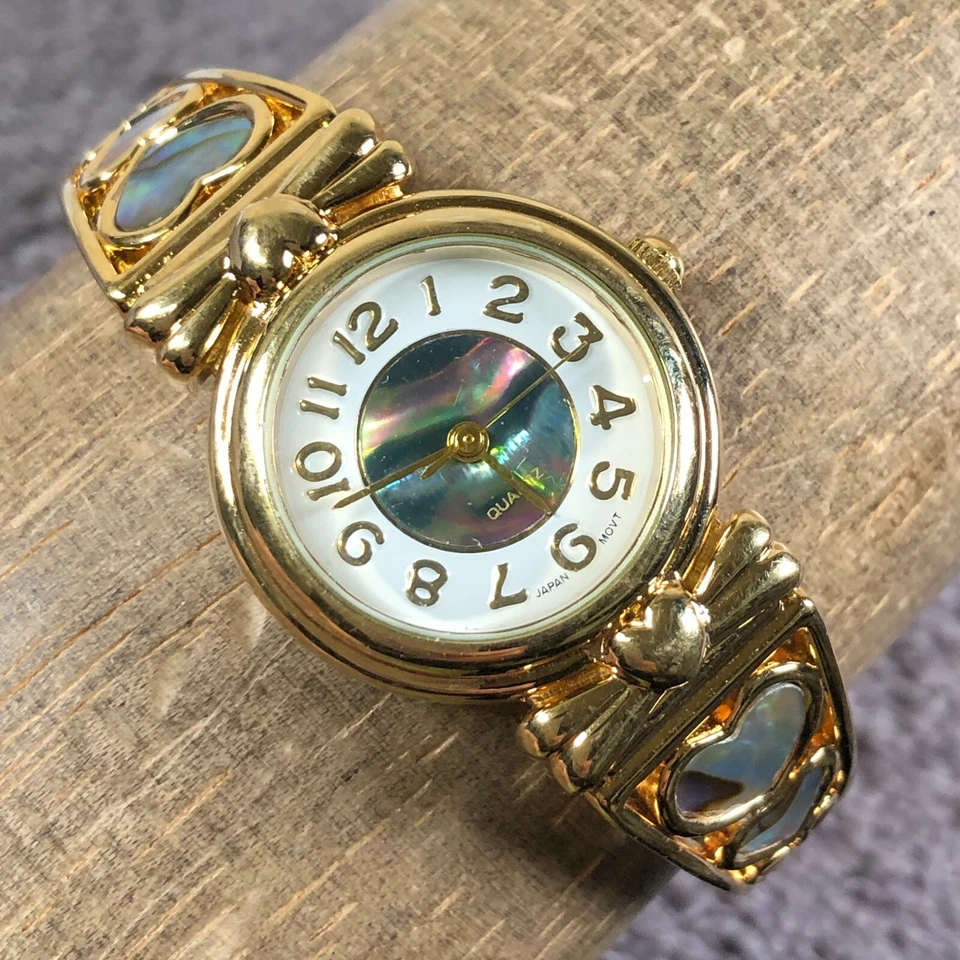 Reloj analógico de cuarzo Avon Hearts para mujer de vestir Avalon Shell expansión 24 mm 6 1/4" Foto 2 de 4