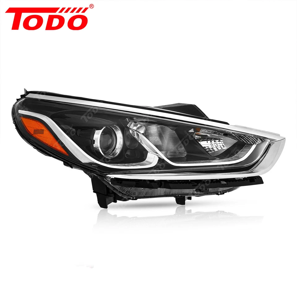 Fit 2018 2019 Hyundai Sonata Halogen Headlight Passenger Side 92102-C2500 - Image 2 of 4