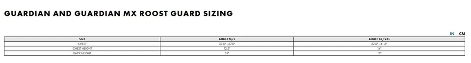 Protector de pecho Thor Roost Deflector Guardian para motocross todoterreno tallas para adultos Foto 2 de 2