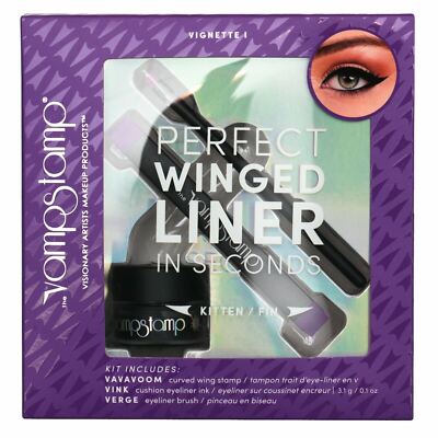 New Vamp Stamp Vignette I Vavavoom Wing Kitten Stamp Vink Eyeliner Brush