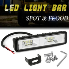 6"inch 60W Led Work Light Bar Flood Spot Fog Driving Lamp Offroad SUV 4WD 12/24V