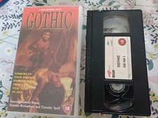 Gothic VHS/SUR, 1998 RARE EXCELLENT CONDITION FREE POSTAGE 07