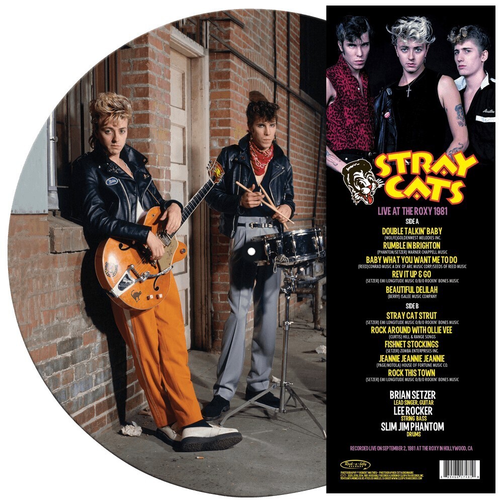 Stray Cats Live at the Roxy 1981 (Vinyl LP) 12" Album Picture Disc