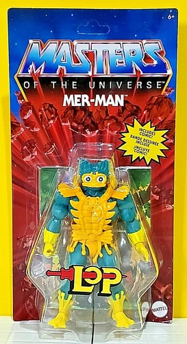 Mattel Variant MOTU Masters Of The Universe Origins MER MAN LOP HE MAN UNPUCHED 
