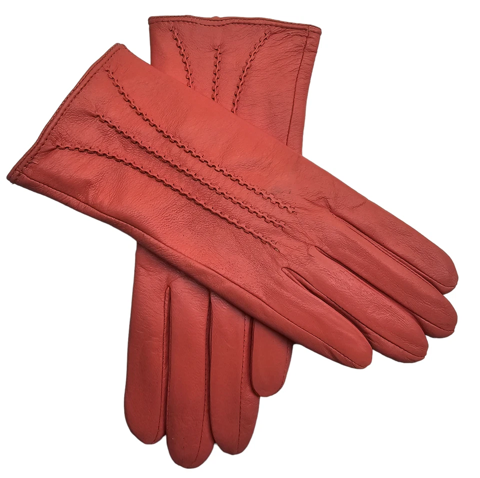Womens Premium Real Super Soft Leather Gloves Fully Lined Gift Boxed Warm - Image 3 of 4