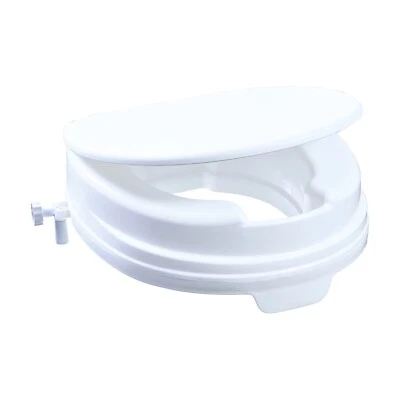 DIETZ GROUP Toilettensitzerhöhung Dietz Relaxon Basic 10cm mit Deckel WC-Erhöhung Aufsatz
