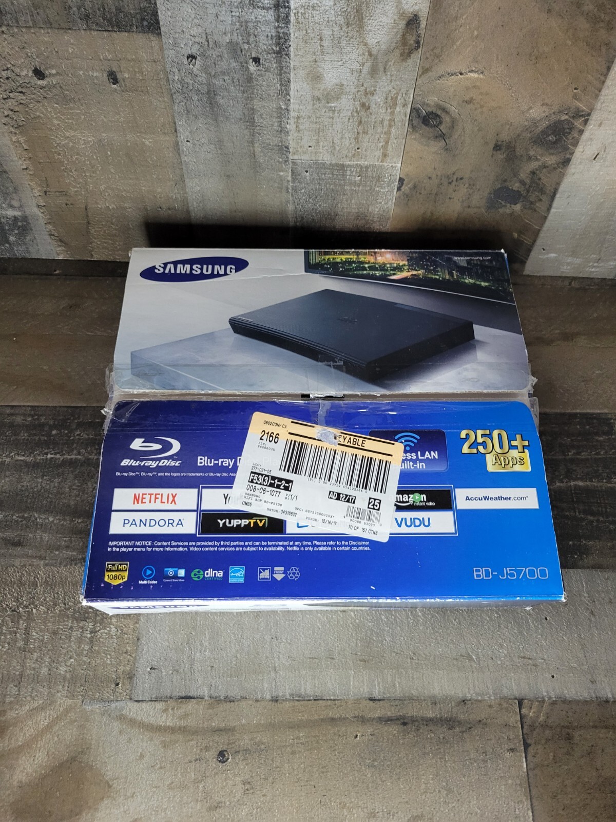 Samsung Curved Bluray Player with WiFi BDJ5700 for PARTS or REPAIR eBay