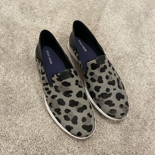 cole haan leopard flats