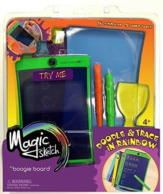 Boogie Board Magic Sketch Color Lcd Writing Tablet 4 Different Stylus And 18