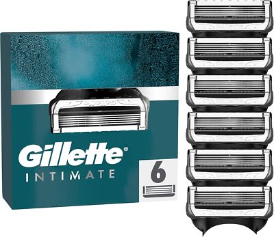 Gillette Intimate Nassrasierer für den Intimbereich, Intimrasierer + 2 Varianten