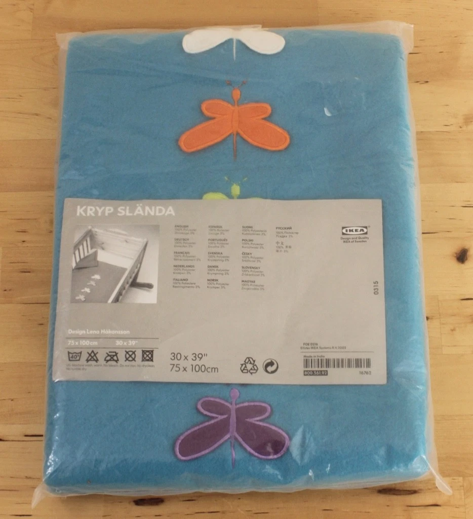 Ikea baby crib bedding top