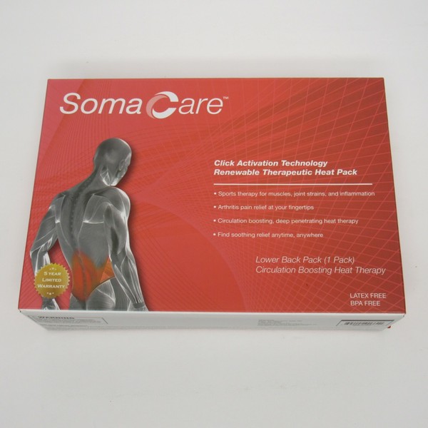 Soma Care Back Relief Heat Pack New And Sealed