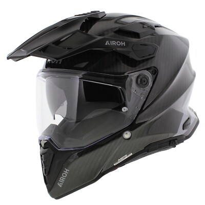 airoh carbon mx helmet Airoh Commander 2 Carbon Black - Adventure Offroad MX Motorcycle Helmet