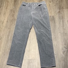 Vintage LRL Lauren Ralph Lauren 8 Grey Corduroy Pants 31x31