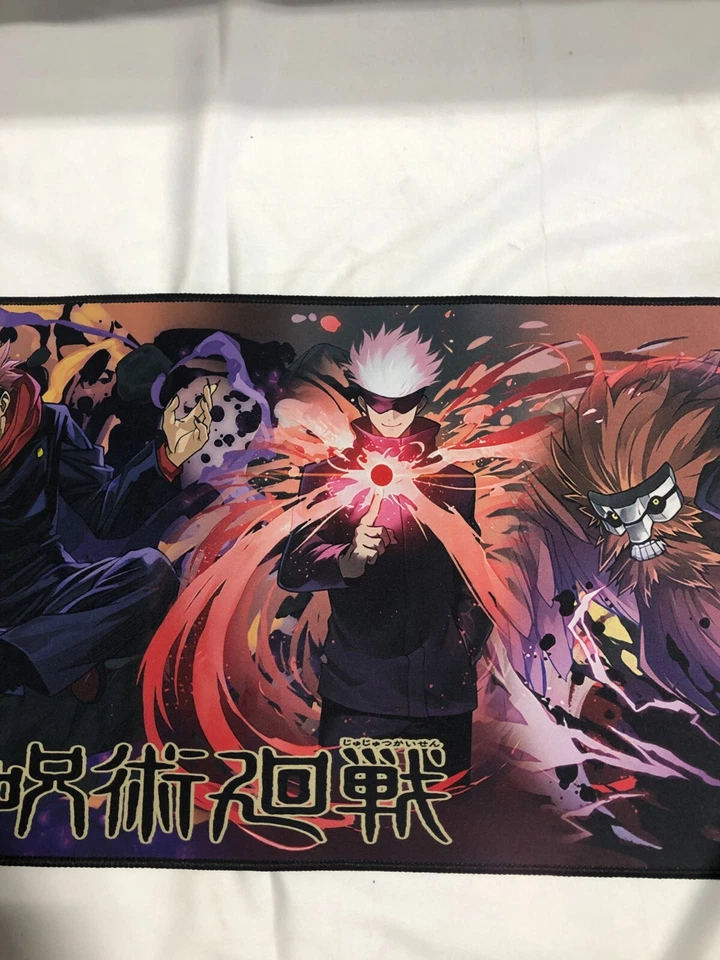 Alfombrilla de ratón para teclado de anime Jujutsu Kaisen alfombrilla de juego escritorio 32" x 12" Foto 3 de 4
