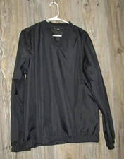 Port Authority Mens Long Sleeve V Neck Pullover Jacket Size Medium Lightweight