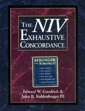 The NIV Exhaustive Concordance ( A Regency Reference Library Book) - GOOD