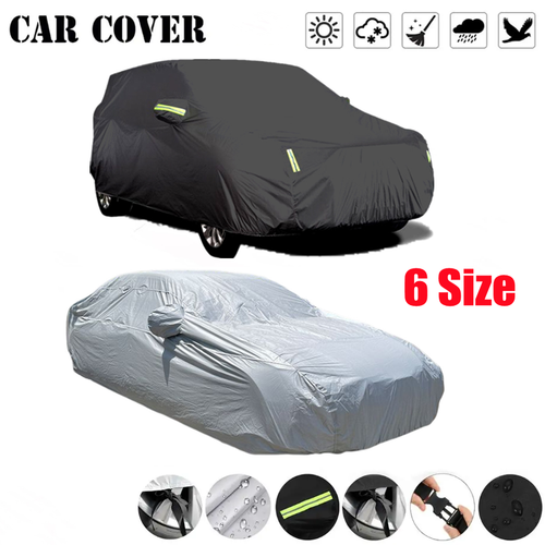 Heavy Duty Waterproof Car Cover Rain Snow UV Full Protection Outdoor