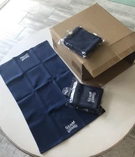 Lot of 24 Blue Germ Guard Travel/Sport Towels Size 24” X 15”