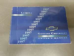 1997 Chevy Lumina Owner S Manual Ebay