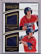 2015 Panini Immaculate Scott Kingery Kevin Newman Arizona Dual Jersey 66/99