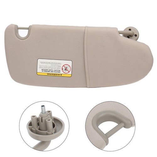 For 2003 Dodge Ram Gray Driver Left Side Sun Visor Extendable Non Illuminated - Picture 4 of 16