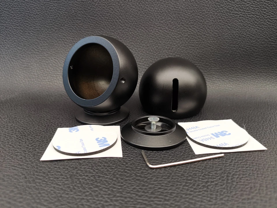 Steg SQ32, Alu Kugeln Schwarz für Hochtöner Steg SQ32 - Bild 2 von 4