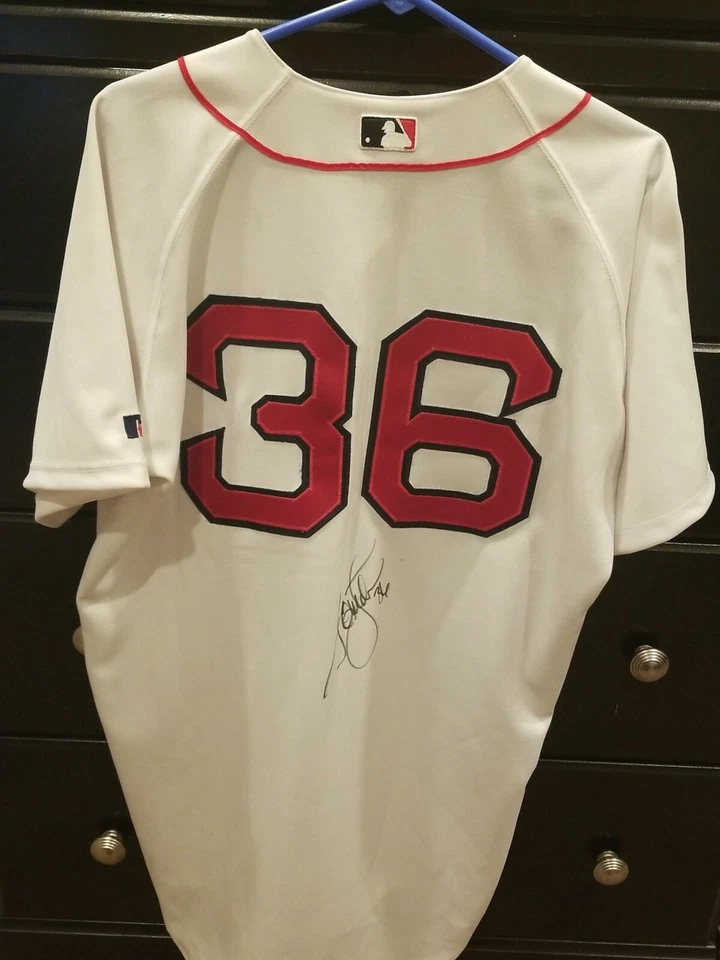 tom gordon team issued jersey autographed boston red sox signed real authentic - Imagem 3 de 4