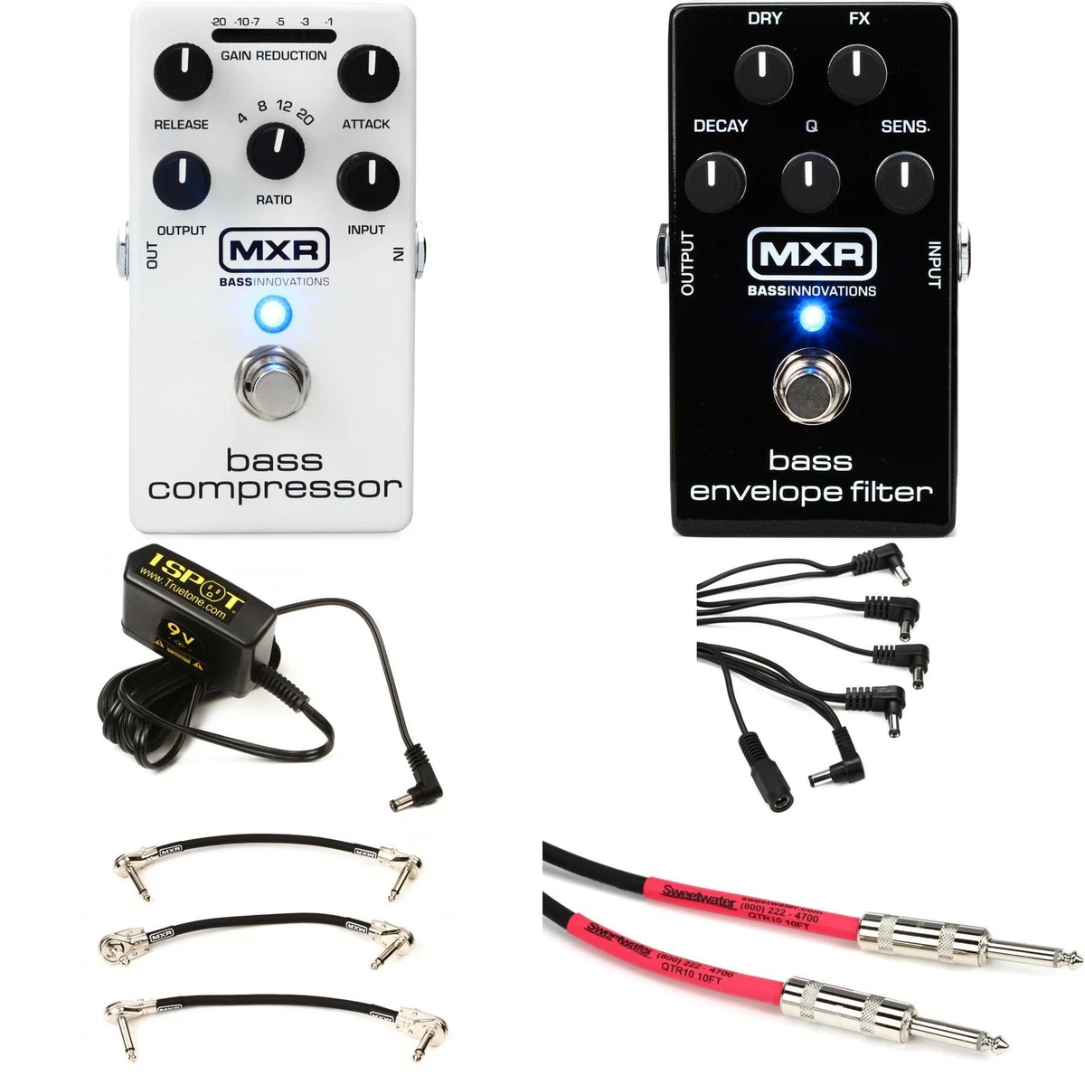 MXR M87 Bass Compressor and M82 Bass Envelope Filter Pedal Pack