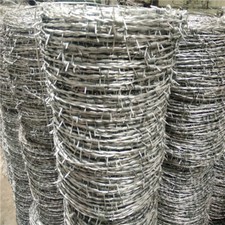 200m Roll of Barbed Wire High Tensile Galvanised Field Paddock Security Fencing