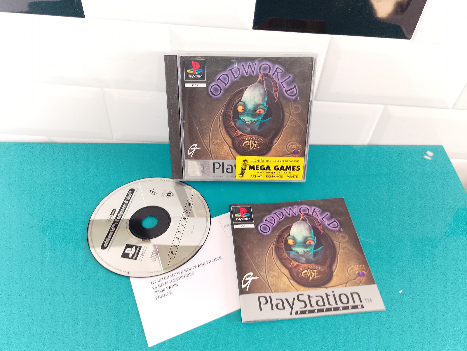 jeu vidéo VF sony playstation 1 ps1 oddworld l'odyssée d'abe