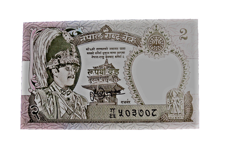 1996 NEPAL 2 RUPEES SERIES 1981-2001 LEOPARD SC#29b MNH SIGN  #13