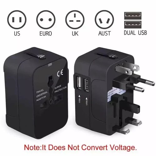 Travel Adapter, Worldwide All in One Universal Travel Adaptor AC Power Plug... - Picture 9 of 23