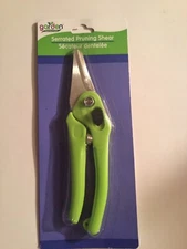 Garden Collection Serrated Pruning Shear stainless steel cutting snipping new