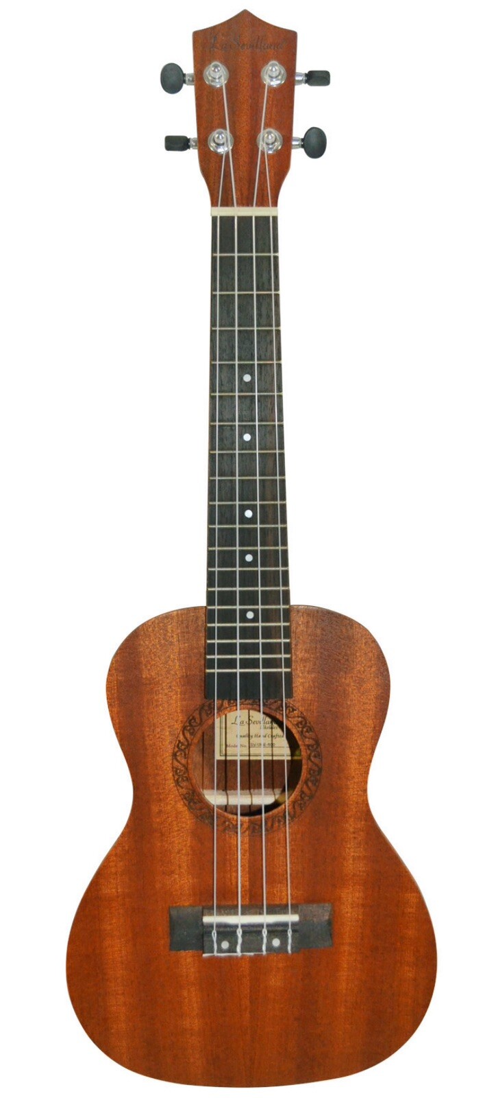Ukelele Concierto Acústico “La sevillana” Con Estuche Y Micrófono