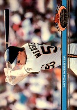 1991 Stadium Club #448b Mitch Webster
