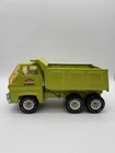 VTG 1970’s  Tonka Truck Toys Lime Green Hydraulic Dump Truck Pressed Steel /rb