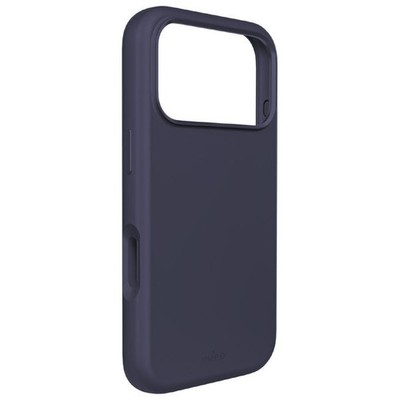 Puro, Icon Mag Pro, Cover, Blu Scuro, Per iPhone 17 Pro, in Silicone e Microfibr