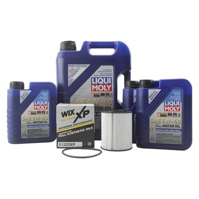 8L Liqui Moly Leichtlauf High Tech 5W-40 WixXP Engine Oil Change Kit for E53 X5