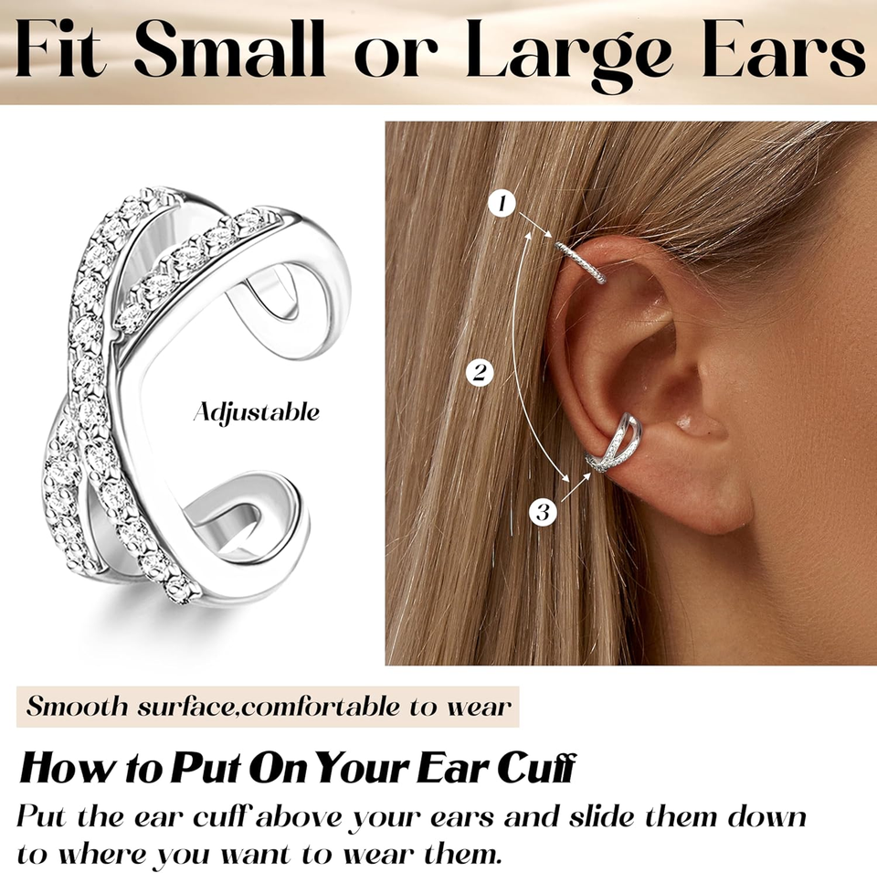 IFKM 12pcs Ear Cuffs For Women Non Piercing 14k Gold Silver Ear Cuffs Earrings Non Pierced Clip On Cartilage Earring Fake Earrings Inchcolor Nameinch Inchgoldinch P 225265142