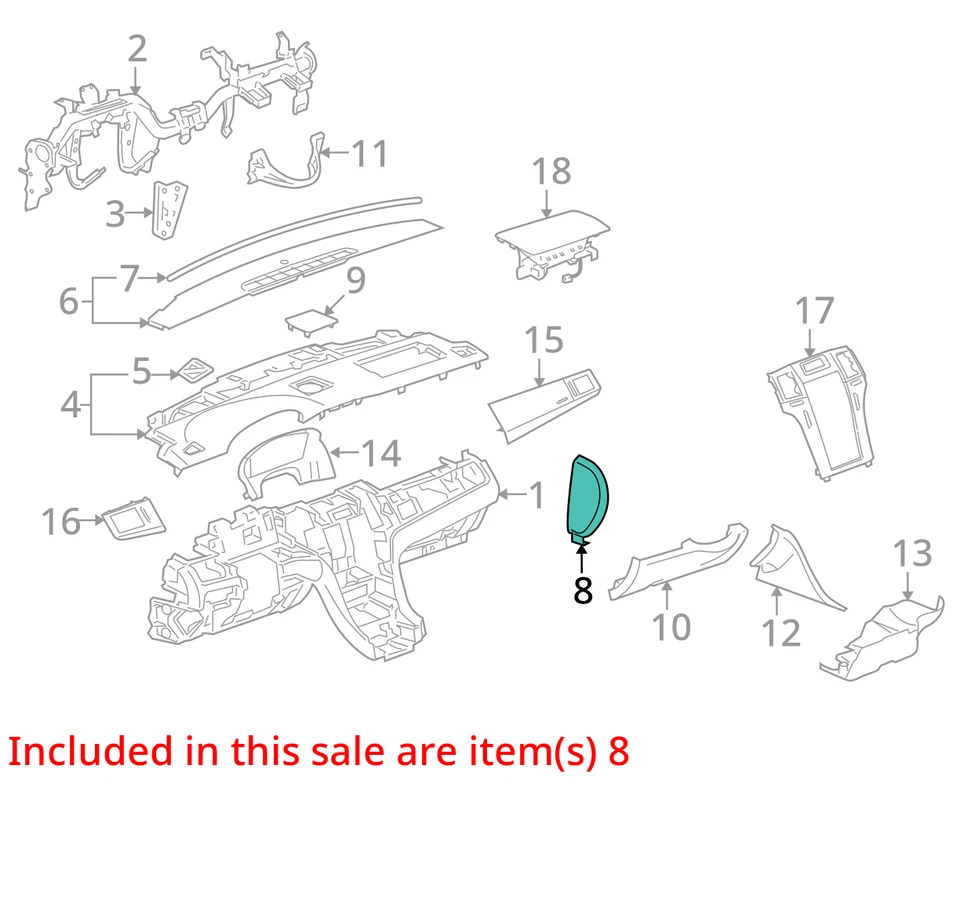 2007 CADILLAC ESCALADE ESCALADE ESV COVER I P FUSÍVEL PRETO ACC HOL 25855850 NOVO FABRICANTE DE EQUIPAMENTO ORIGINAL - Imagem 2 de 3