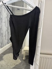 Body Bershka nero perizoma manica lunga taglia S