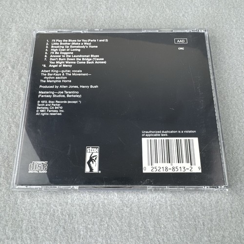Albert King I'll Play The Blues For You Music CD STAX 1987 - Picture 2 of 6