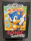 SEGA Sonic the Hedgehog Sega Genesis Game, Manual Included, Not For Resale