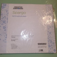 Creative Memories 8 x 8 Spargo Scrapbook Pages Refill 12 Sheets 24 pgs 2008 New